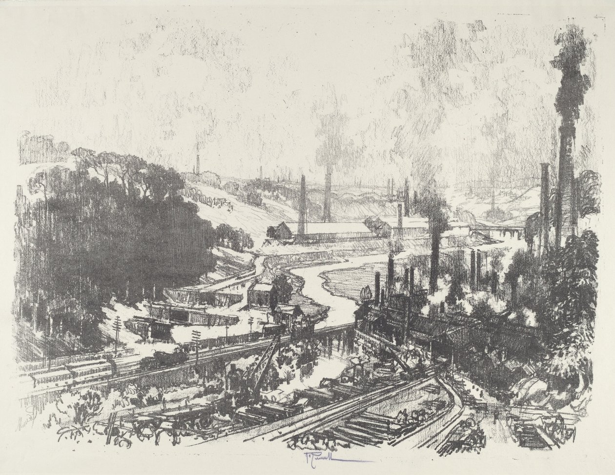 Fabbrica di munizioni da Joseph Pennell