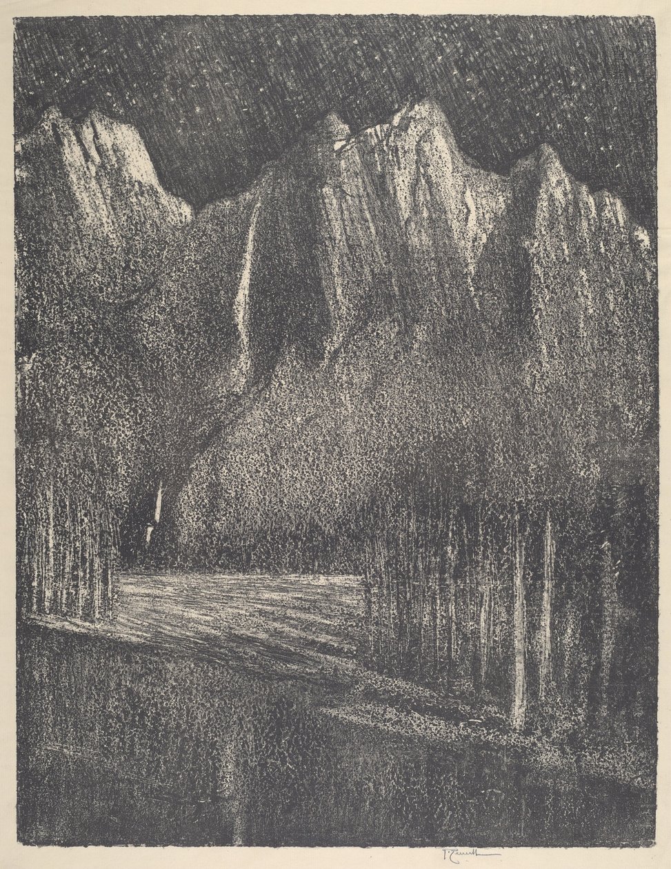 Notte nello Yosemite da Joseph Pennell