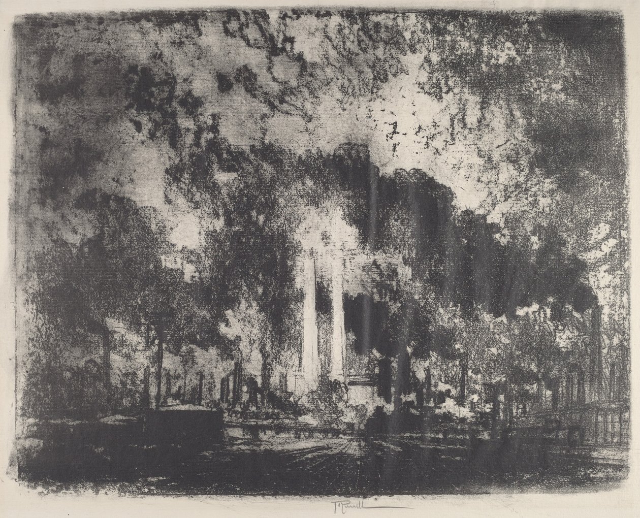 Raffinazione del Petrolio, Whiting, Indiana da Joseph Pennell