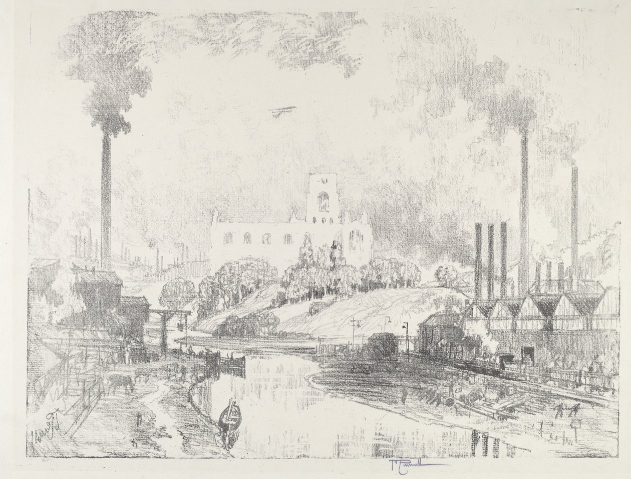 Pace e guerra, 1916 da Joseph Pennell