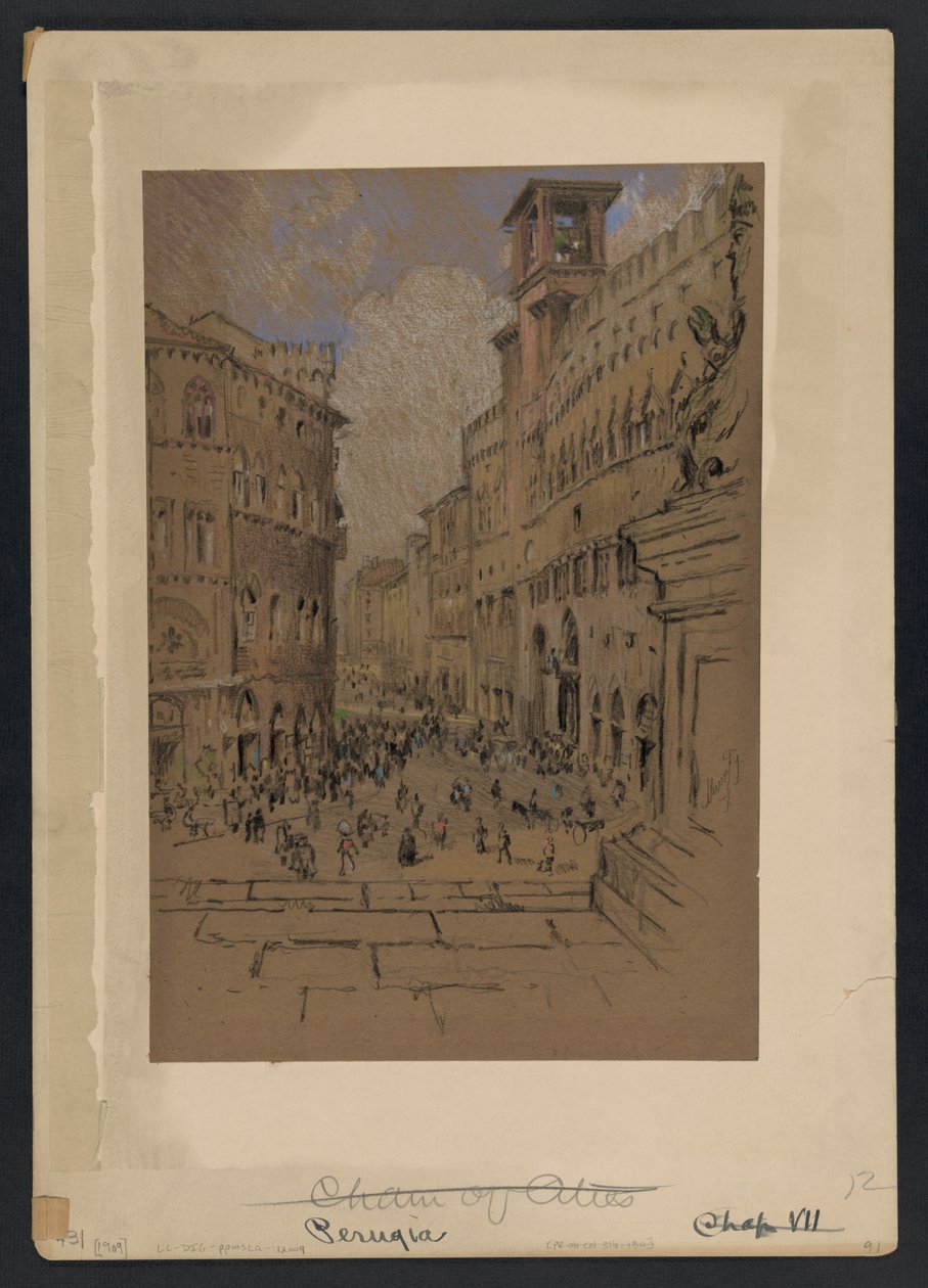 Perugia da Joseph Pennell