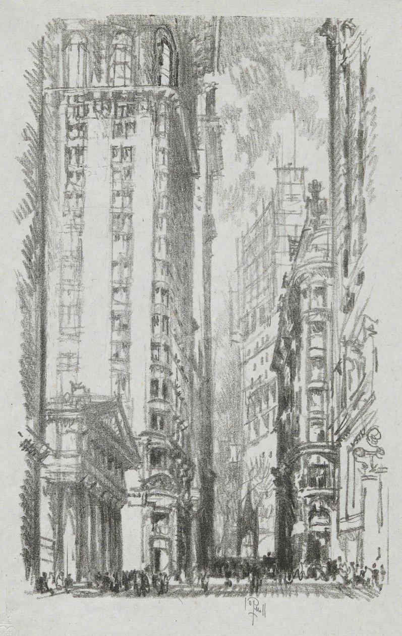 Pine Street, #6 nella Collezione Iconophile Club da Joseph Pennell