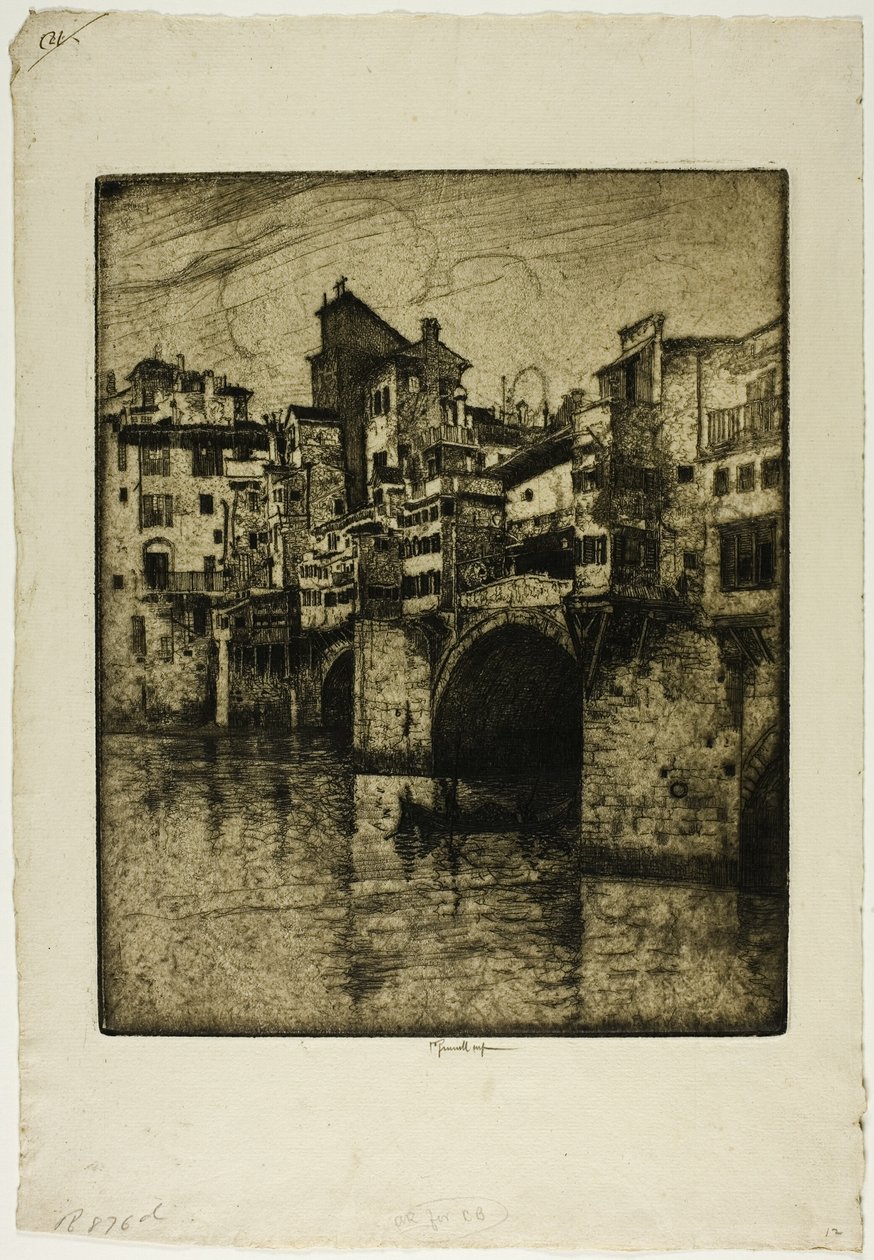 Ponte Vecchio, Firenze da Joseph Pennell