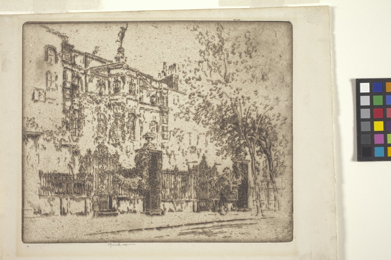 Casa di Rossetti da Joseph Pennell
