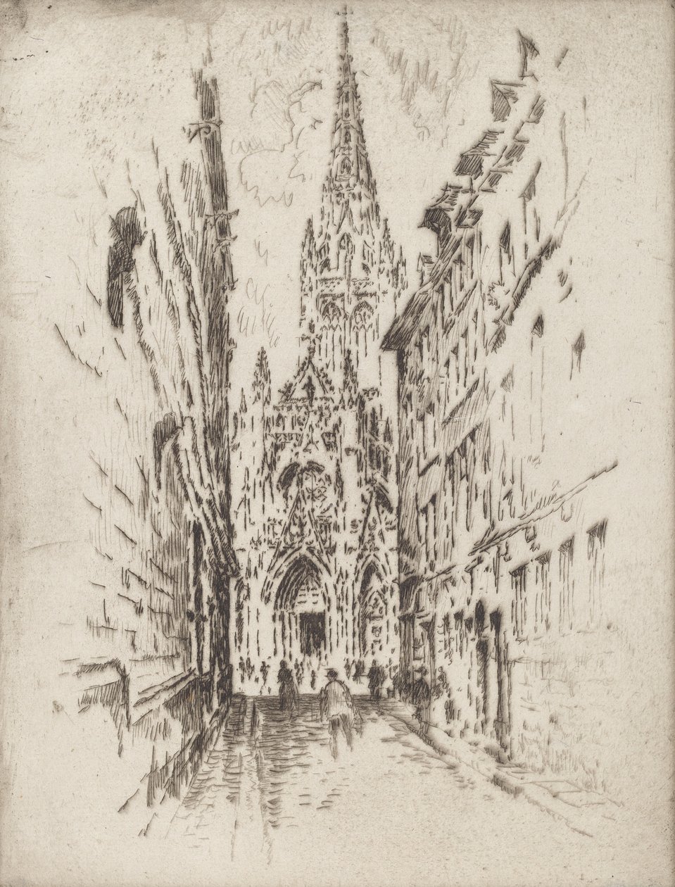 San Maclou, Rouen, 1907 da Joseph Pennell