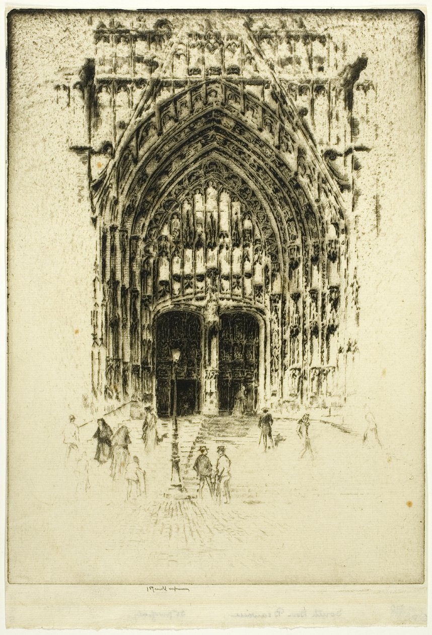 Porta sud, Beauvais da Joseph Pennell