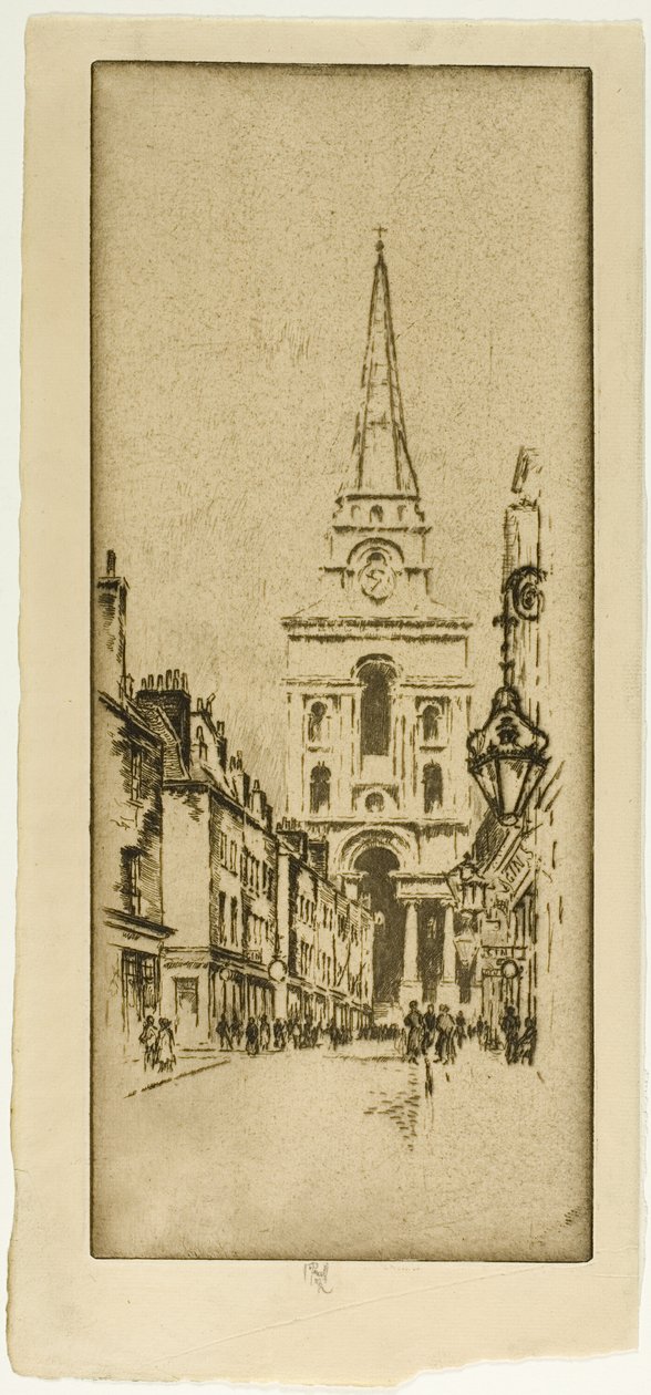 Chiesa di Spitalfields da Joseph Pennell