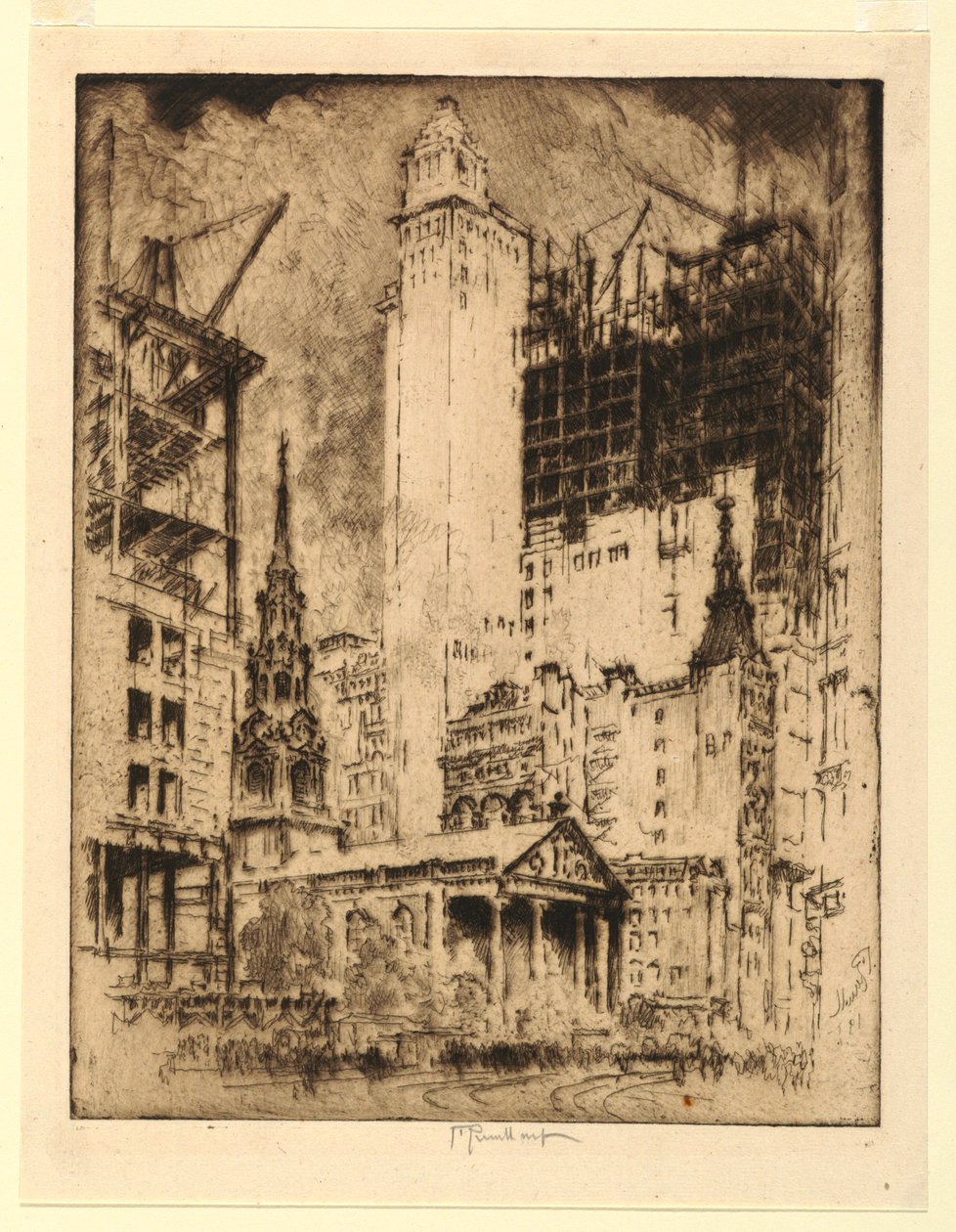 San Paolo, New York da Joseph Pennell