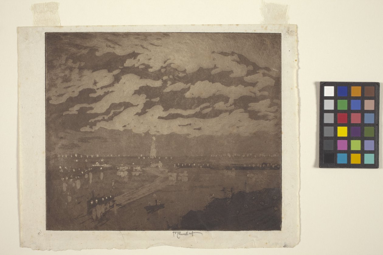 La baia, New York da Joseph Pennell