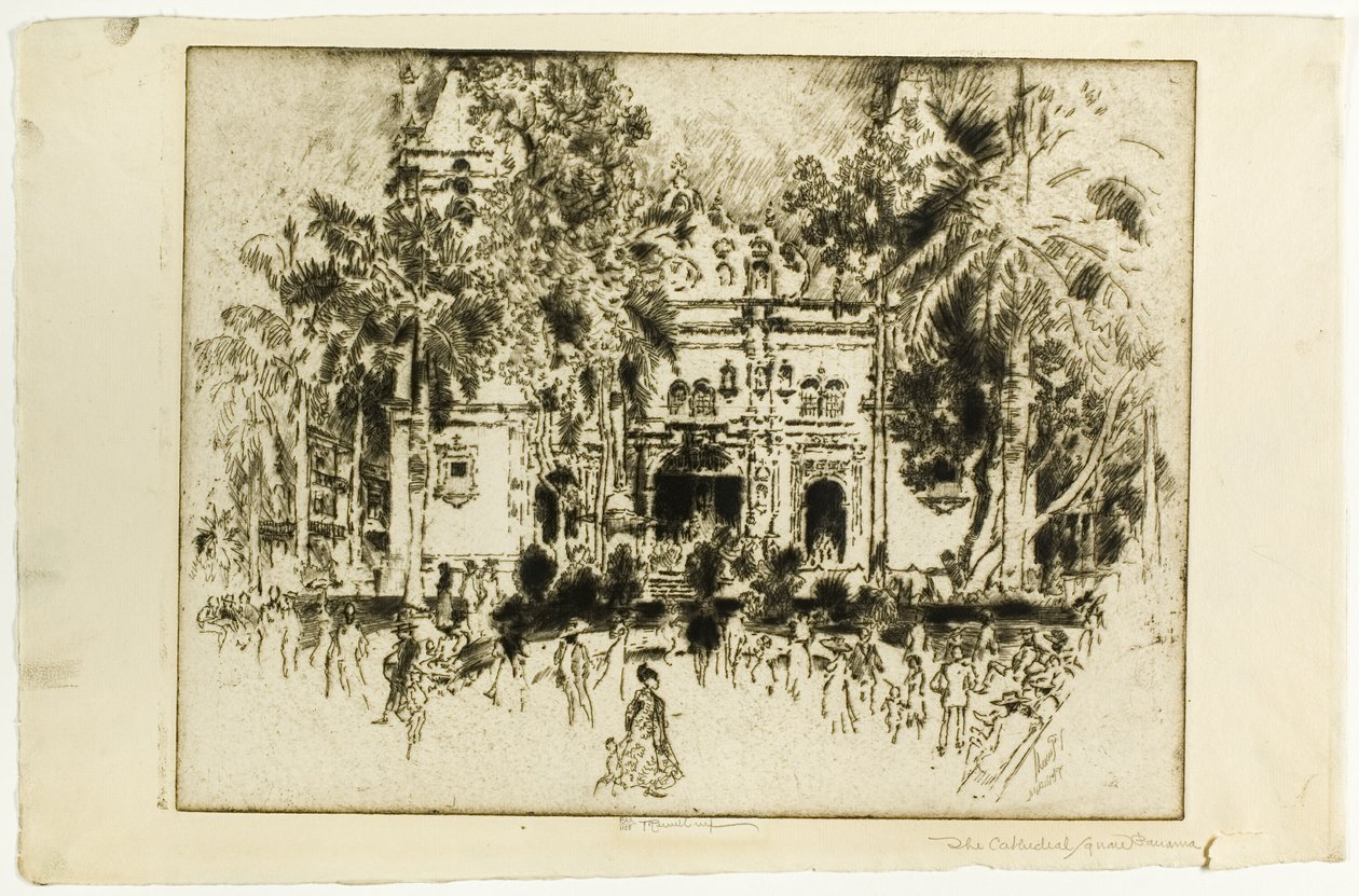 La cattedrale, Panama da Joseph Pennell