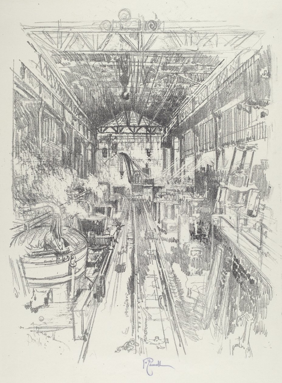 I calderoni, 1916 da Joseph Pennell