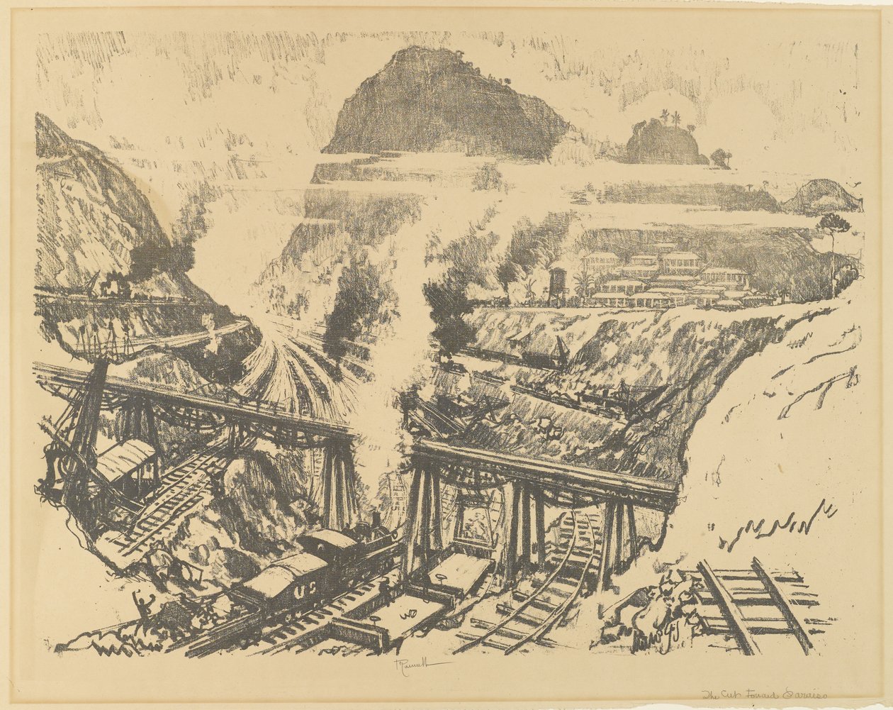 Il taglio a Paraiso da Joseph Pennell