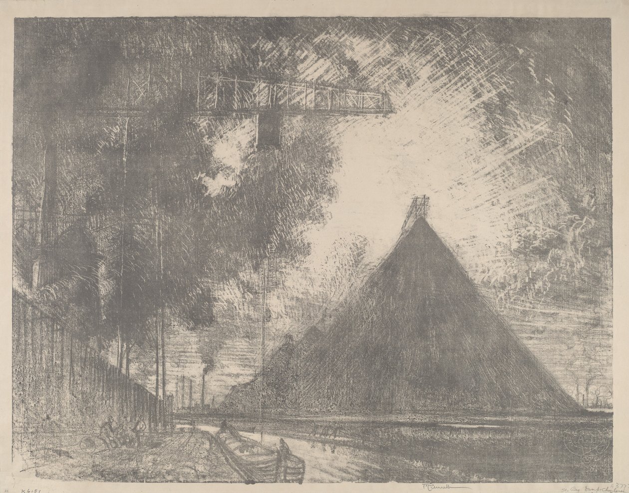 La discarica, Charleroi da Joseph Pennell