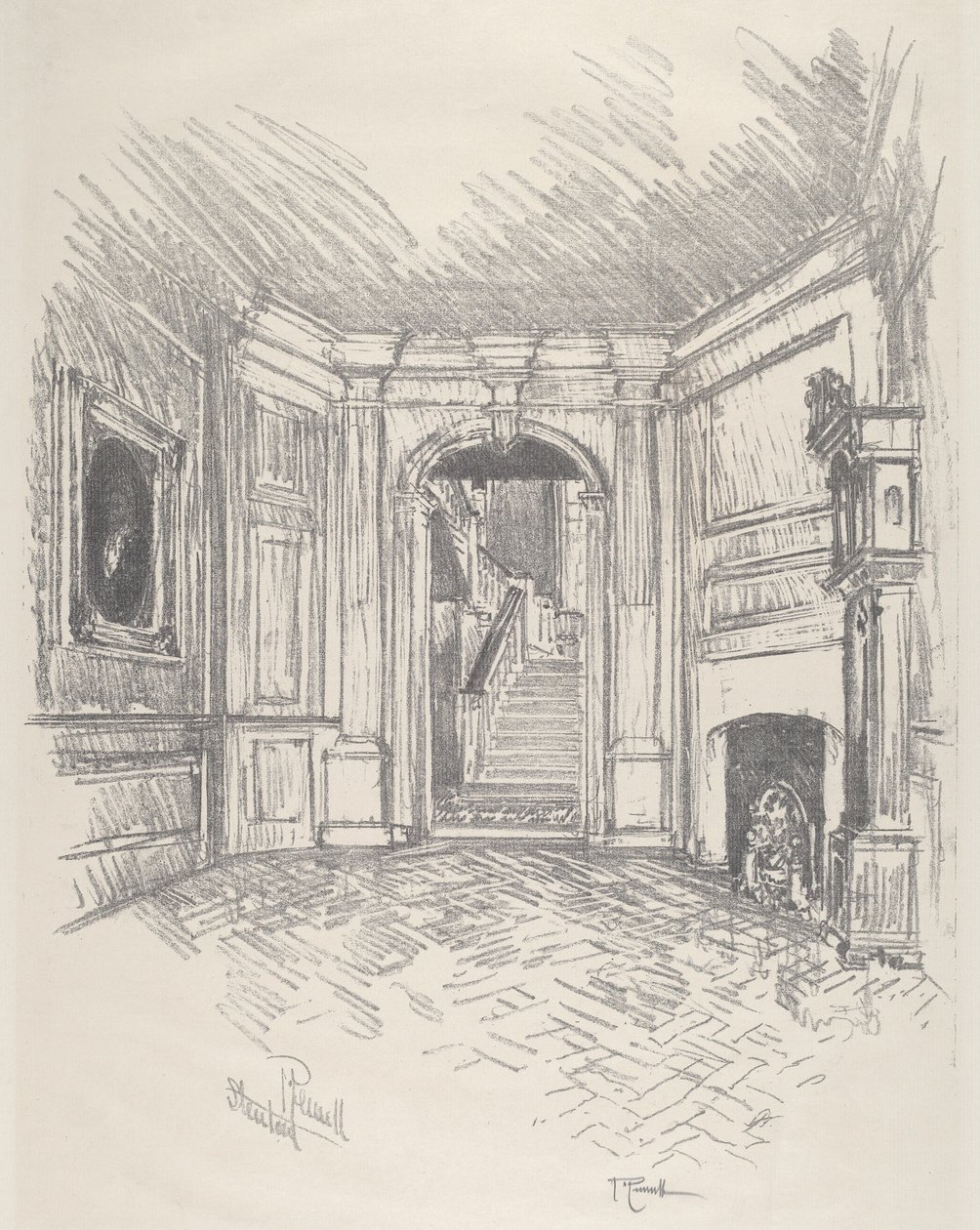 La Sala, Stenton, 1912 da Joseph Pennell