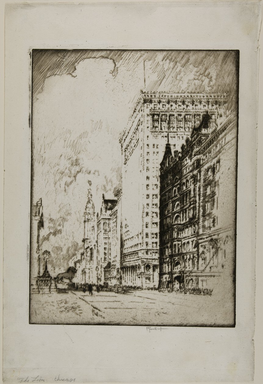 Il Leone, Chicago da Joseph Pennell
