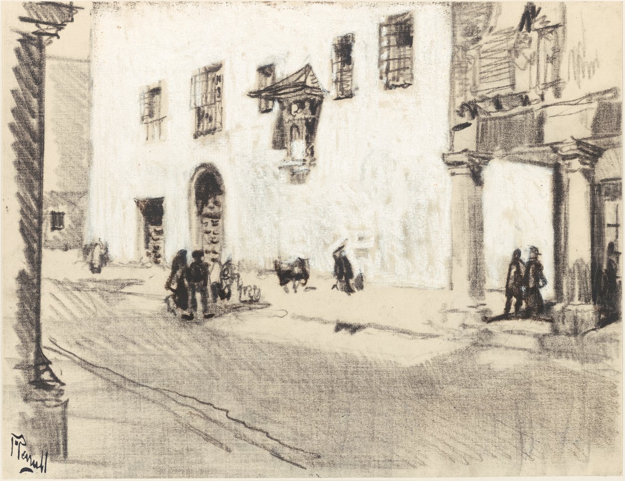 I monasteri di Alcalá da Joseph Pennell