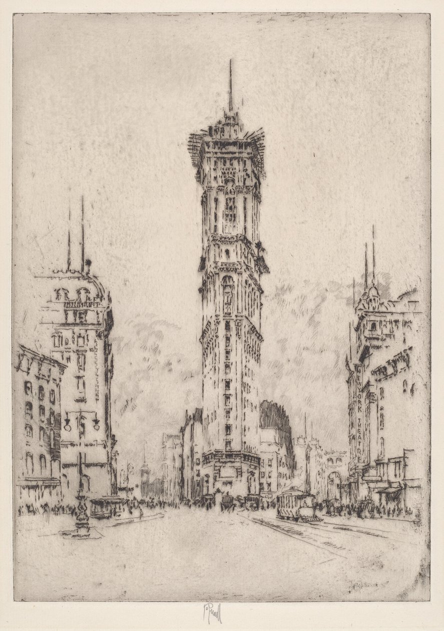 Edificio del Times da Joseph Pennell