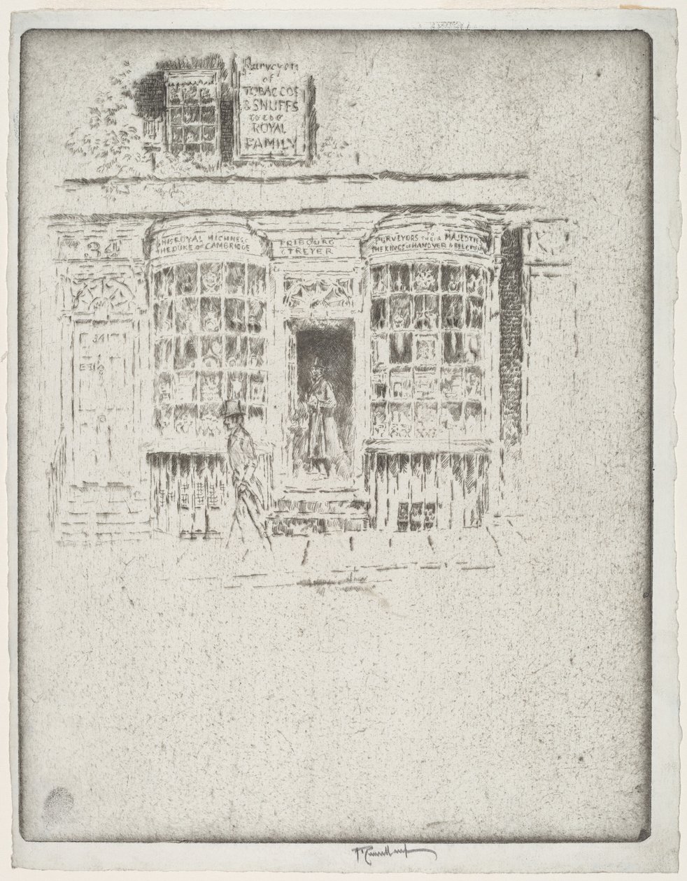 Il negozio di tabacco da Joseph Pennell