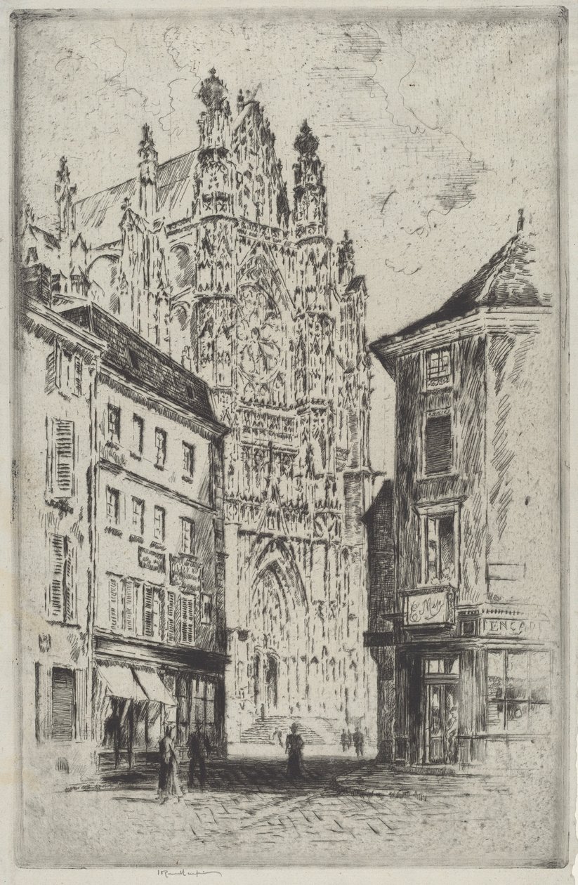 Il transetto, Beauvais da Joseph Pennell