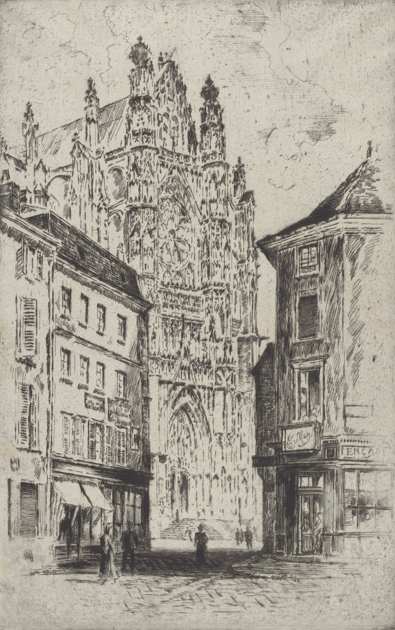 Il Transetto, Beauvais, 1907 da Joseph Pennell