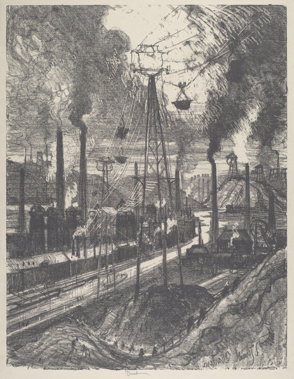 I viaggiatori, Charleroi da Joseph Pennell