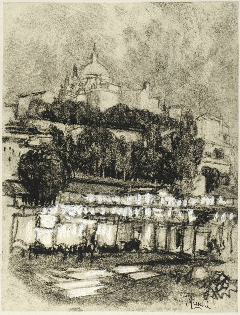 Il lavatoio di Madrid da Joseph Pennell