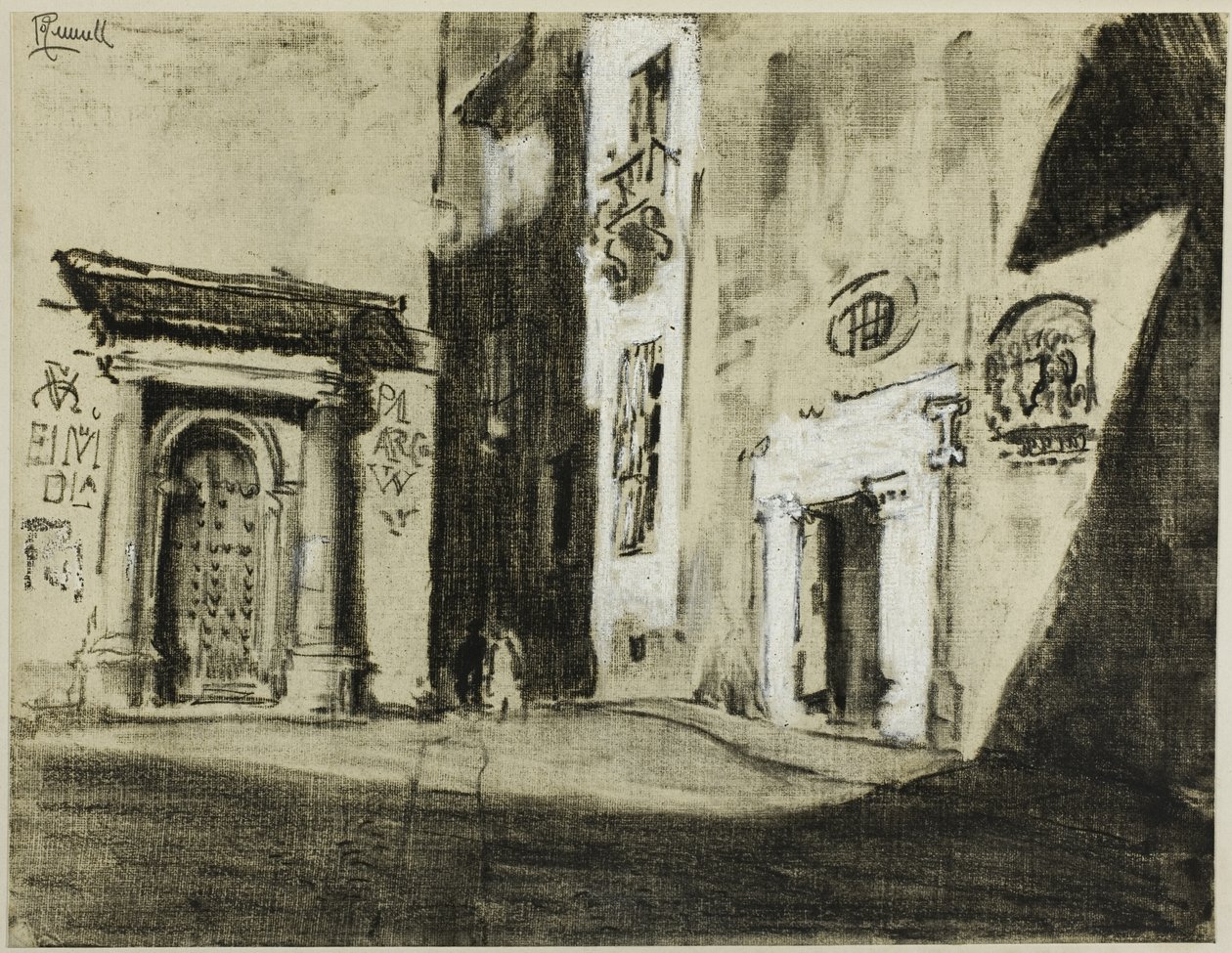 Strade di Toledo da Joseph Pennell