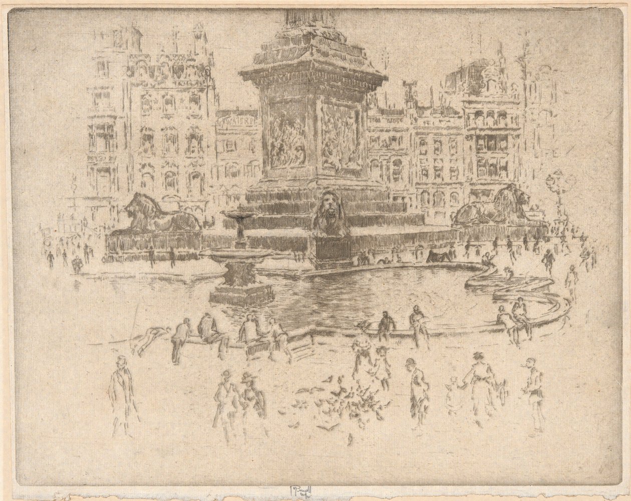 Trafalgar Square da Joseph Pennell