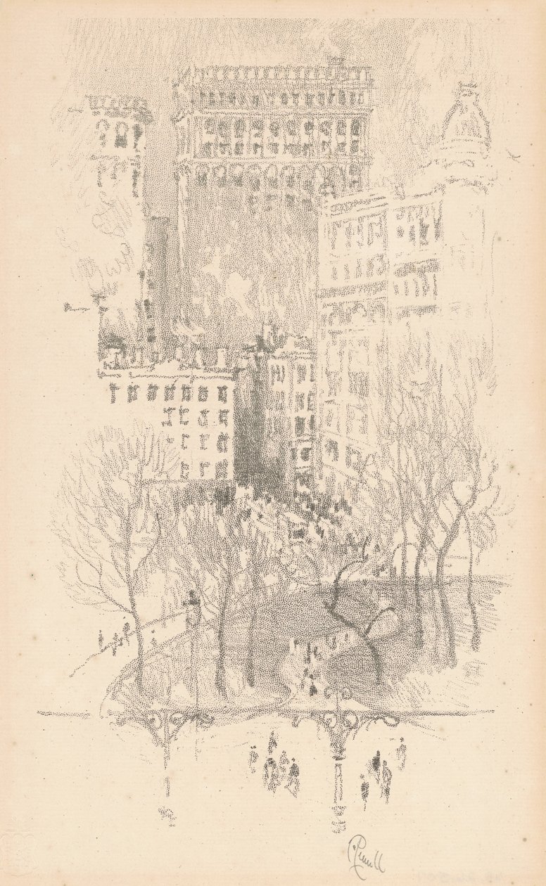 Union Square, 1904 da Joseph Pennell