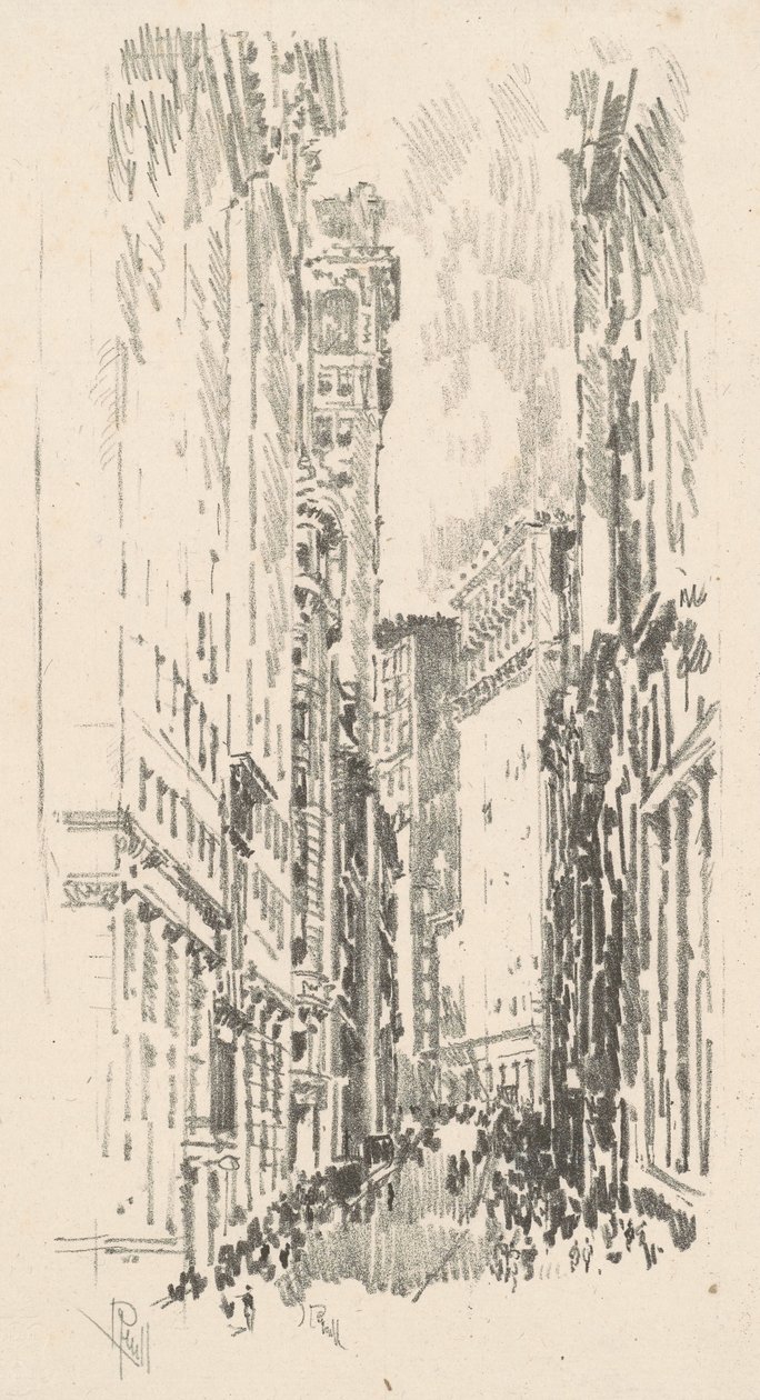 William Street, 1904 da Joseph Pennell