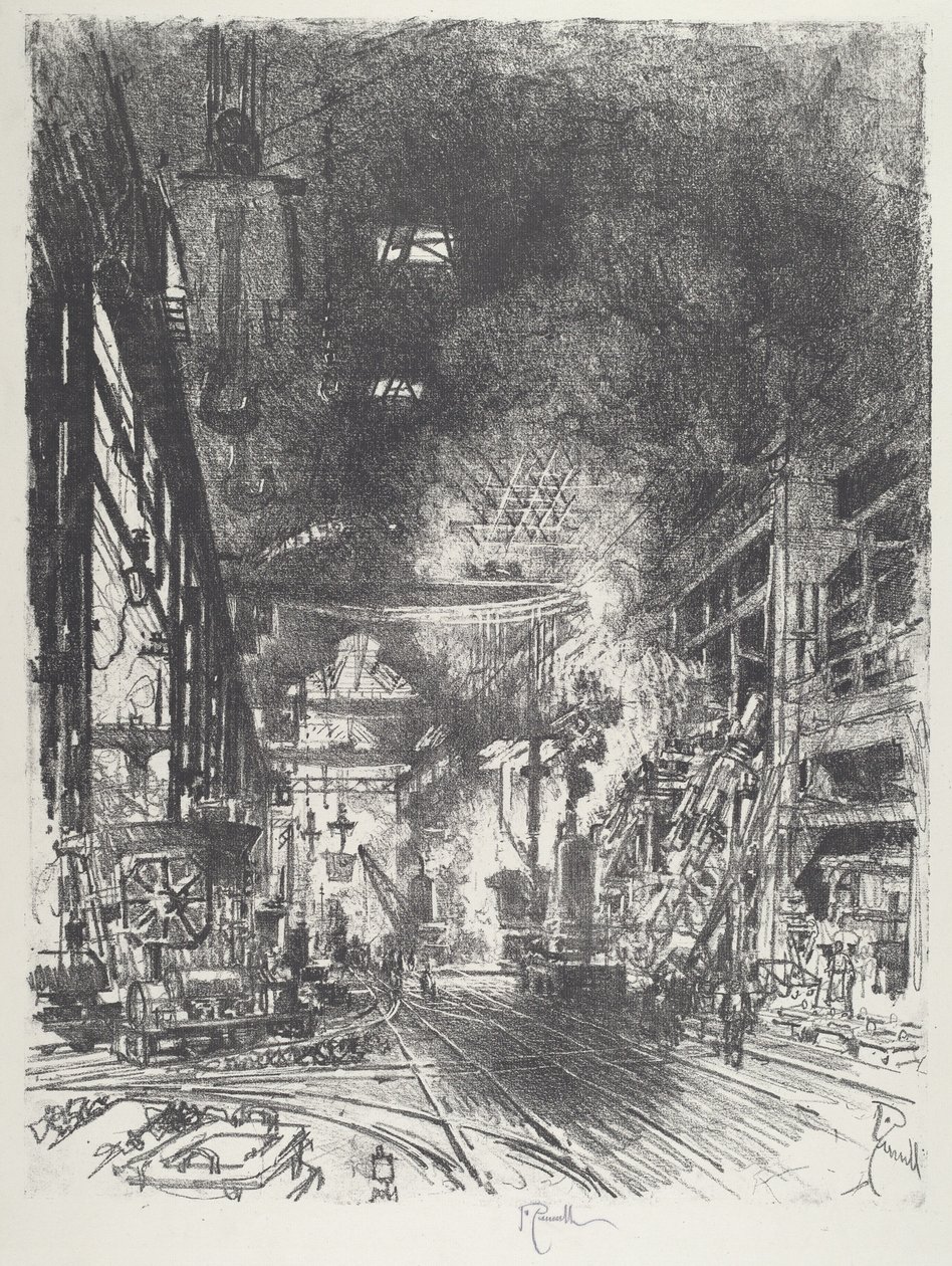 Dentro le Fornaci da Joseph Pennell