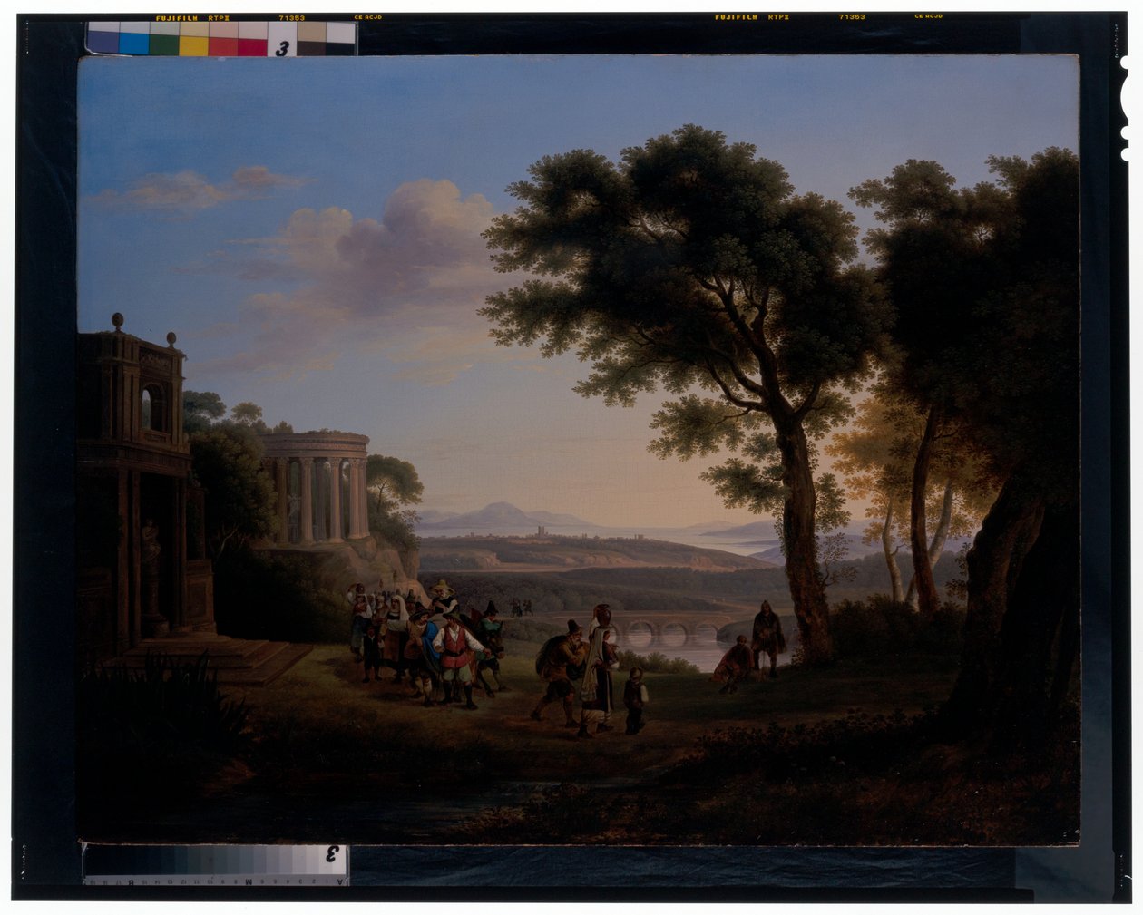 Paesaggio arcadico da Joseph Rebell