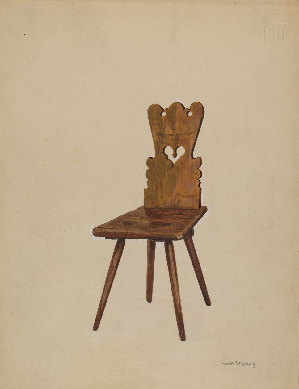 Sedia laterale da Joseph Rothenberg