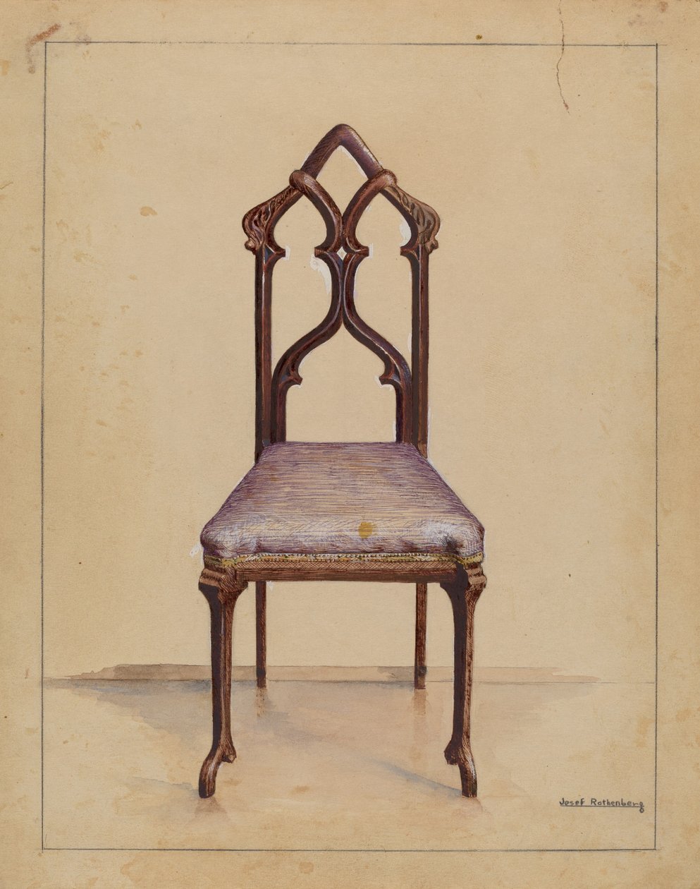 Sedia laterale da Joseph Rothenberg