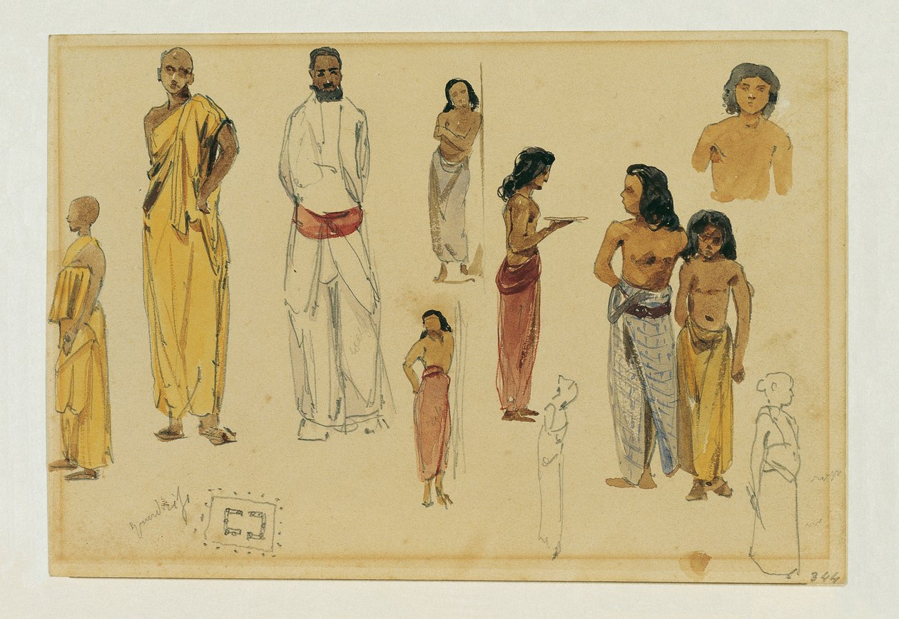Sacerdoti singalesi a Ceylon da Joseph Selleny