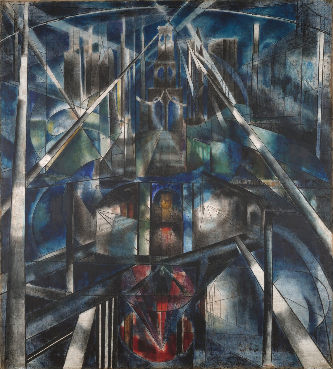 Ponte di Brooklyn da Joseph Stella