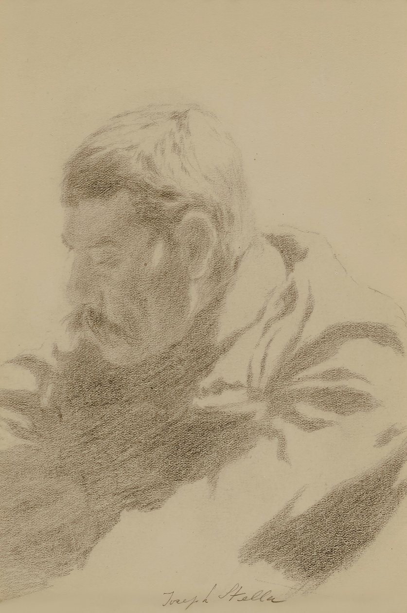 Uomo che riposa da Joseph Stella
