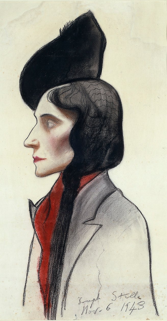 Ritratto di Clara Fasano da Joseph Stella