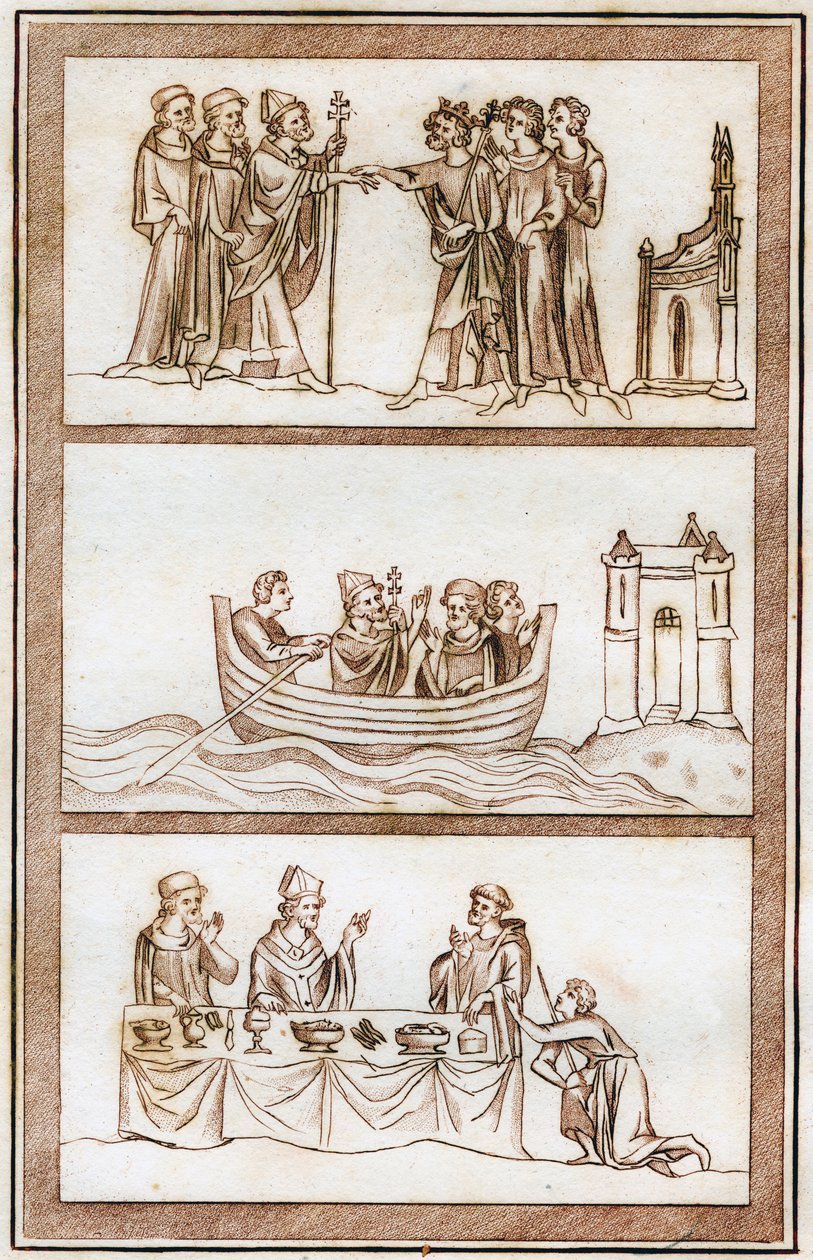 La Vita di Thomas Becket, 1801 da Joseph Strutt