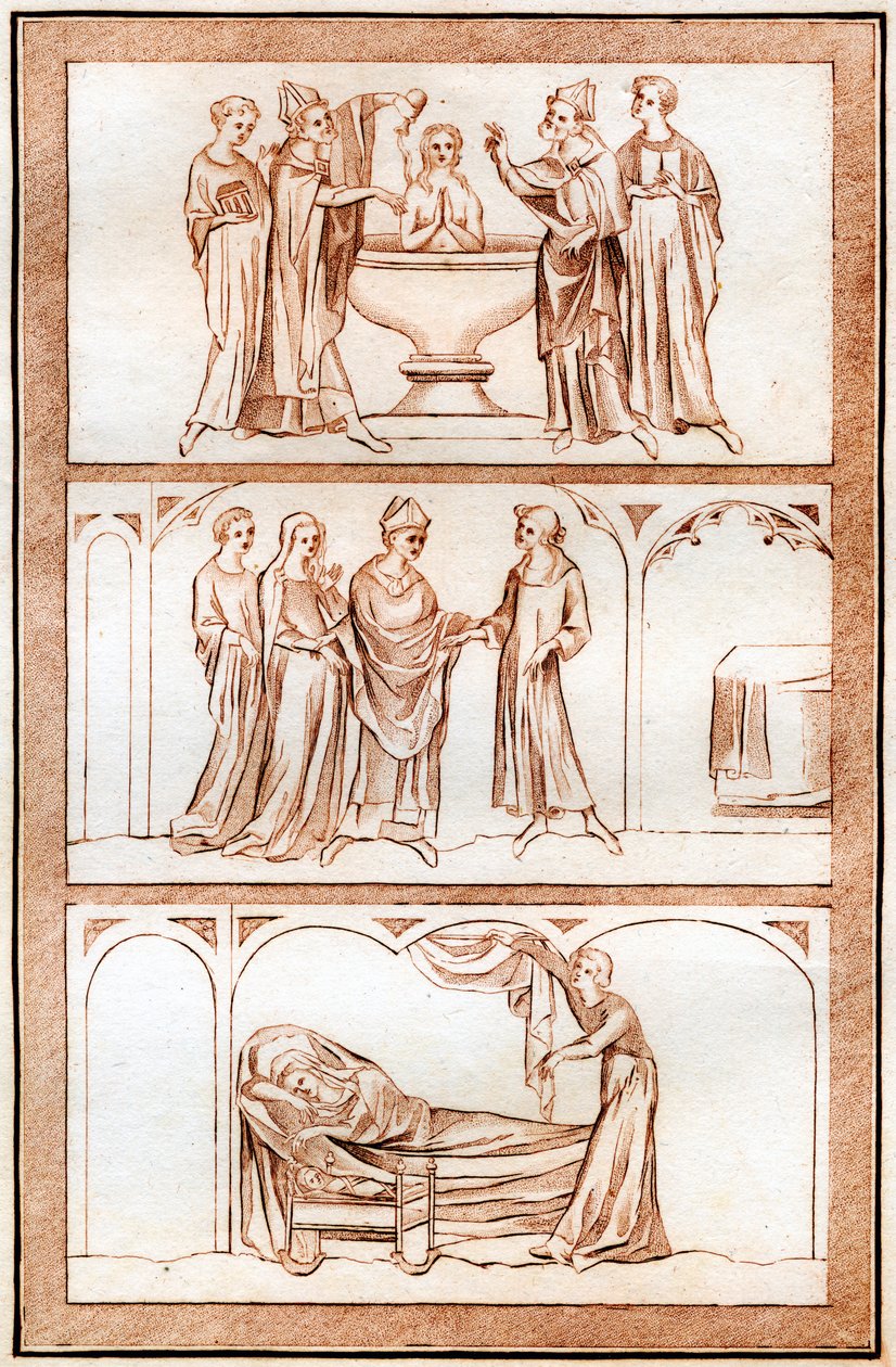 La vita di Thomas Becket, 1801 da Joseph Strutt