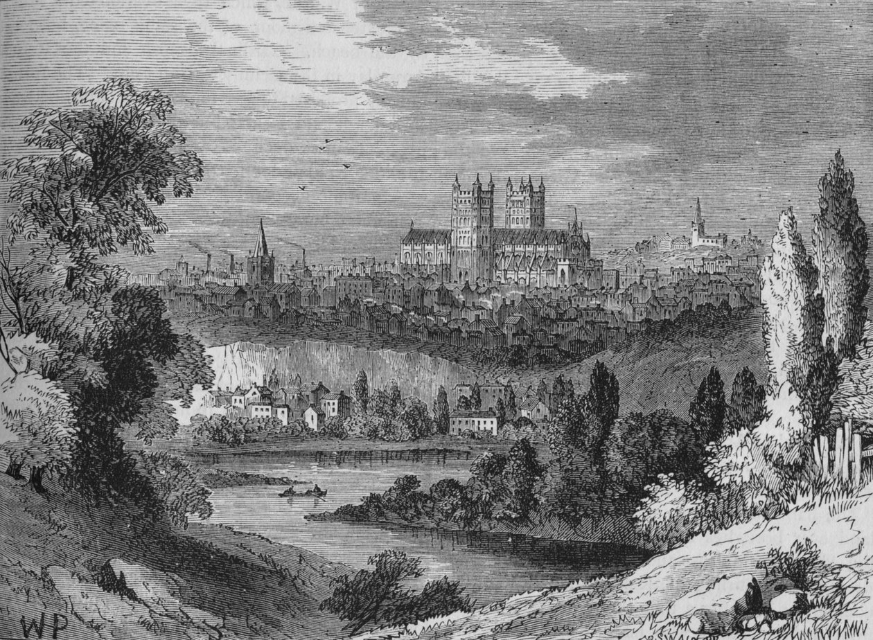 Exeter, c1880 da Joseph Swain