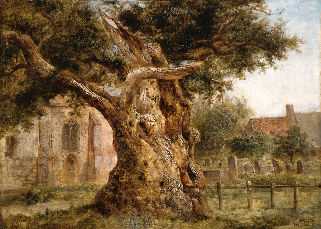 La vecchia quercia, 1870 da Joseph Thors