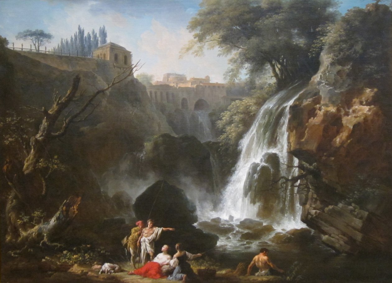 Le cascate di Tivoli da Joseph Vernet
