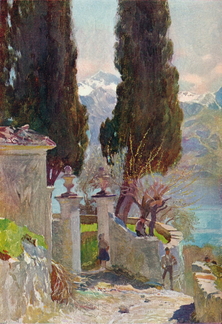 Il portale del monastero, XIX secolo da Joseph Walter West