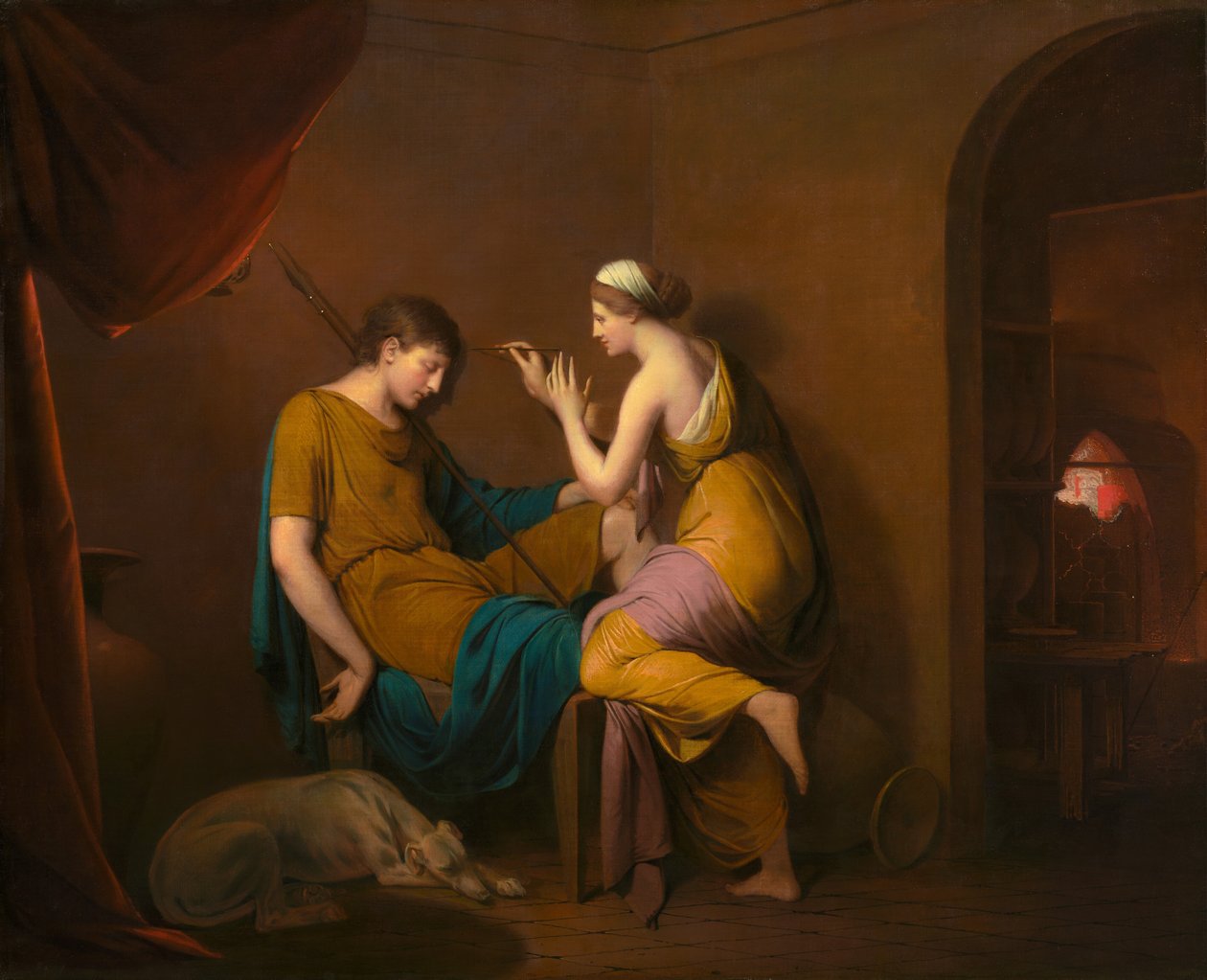 La fanciulla corinzia da Joseph Wright