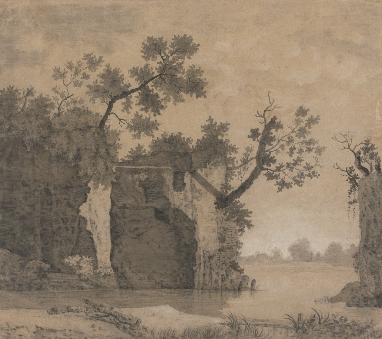 Paesaggio con rovine da Joseph Wright of Derby
