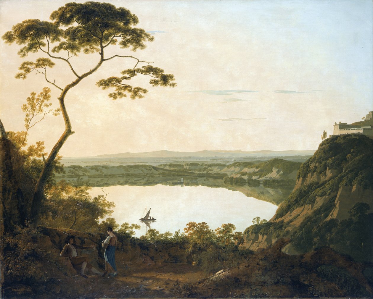 Il Lago di Albano da Joseph Wright of Derby
