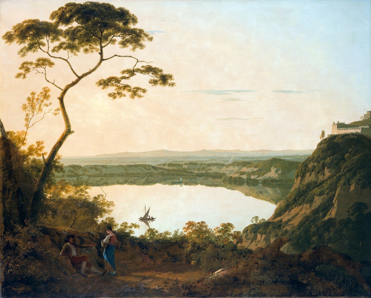 Il lago di Albano da Joseph Wright of Derby