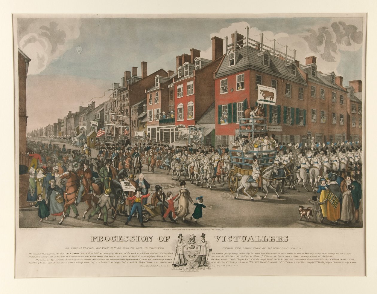 Processione dei fornitori di Filadelfia da Joseph Yeager