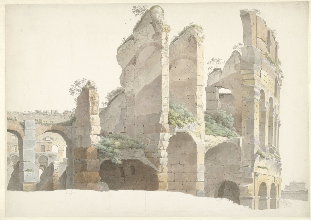 Il Colosseo a Roma da Josephus Augustus Knip